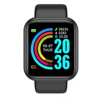 Y68 Smart Watch for Women & Men – Bluetooth Fitness Tracker, Music Player, Sleep Monitor, Sport Bracelet Wristwatch (White, Black, Pink) - Thumbnail 6