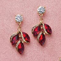 Elegant Scarlet Necklace/Earring Set - FINAL SALE - Thumbnail 2