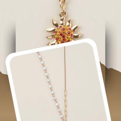 Bloom and glow pearly necklace - final sale - Thumbnail 1