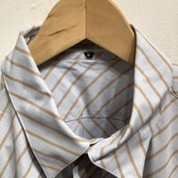 Yuji Yamada Hiroshi Kume diagonal stripe shirt  - Thumbnail 2