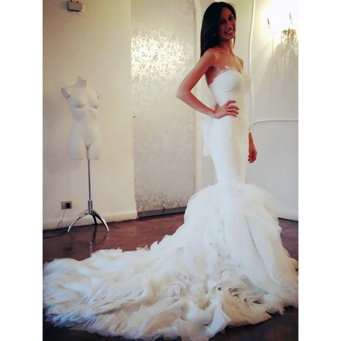 People who Envied Sexy Sweetheart Mermaid Wedding Dress, Unique Back