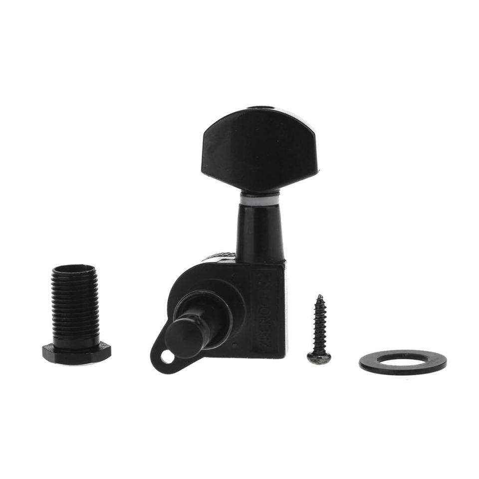 Musiclily Pro 6 in Line Guitar Locking Tuners Tuning Machines Set for