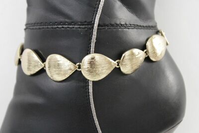 Western Women Boot Chain Anklet Bracelet Heel Shoe Gold Drop Charm Sexy Jewelry