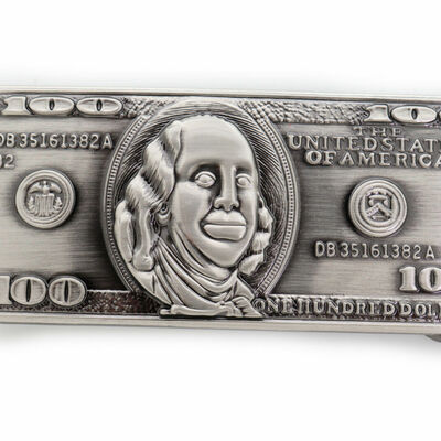Men women belt buckle silver metal long bold $100 street hip hop fashion style