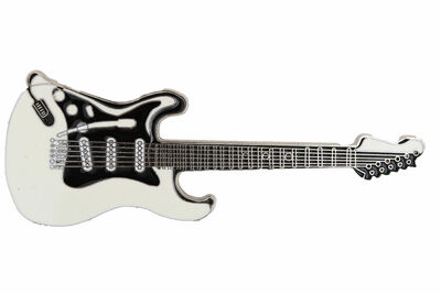Men Women Electric Guitar Music Silver Metal Belt Buckle Biker Rocker Fashion