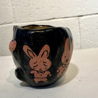 🔴 SOLD Hand Made Pottery "Miffy Teacup" by Inika Agarwal - Thumbnail 4