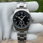 Mens Quartz Watches 39MM Case VH60 Movement Stainless Steel Luminous 20BAR Business Causal Wristwatch SF746-2