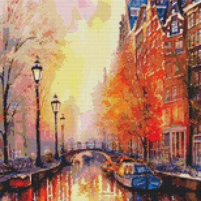 Amsterdam cross stitch pattern