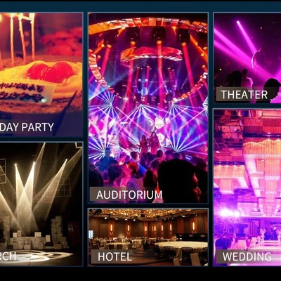Led spotlight stage effect lighting dj moving disco head lights