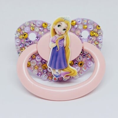 Rapunzel lavender/pink adult pacifier