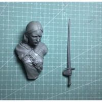 1/12 BUST Resin Model Kit Beautiful Girl Celtic Warrior Unpainted - Thumbnail 2