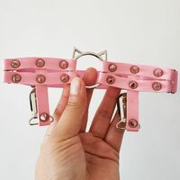 cat hea-d pu leg clip - Thumbnail 1