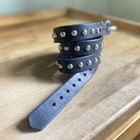 1” wide Medium Dome Studs belt - Thumbnail 5