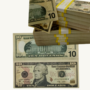 Prop dollar  200 Pieces X $10 Full print. Double sided Replica money for education ,video,movie set,TV,fun Fake Bills-1