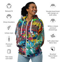 MW Unisex zip hoodie - Thumbnail 2