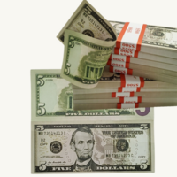 Prop Money 175 Pieces X $20+ $10 +$5 High-Quality Fake bills for Photography and Entertainment Double sided - Thumbnail 3