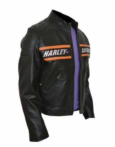 WWE Bill Goldberg Harley Davidson Biker Vintage Motorcycle Leather Jacket