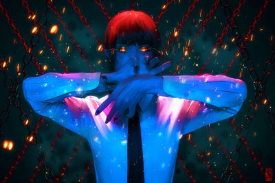 Makima ( Chainsaw Man ) Print 