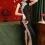 Slim dress, Cheongsam dress, Chinese dress, Qipao dress ,Woman dress, hanfu , prom dress, party dress, evening dress-3