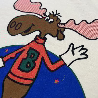 I'm retarded? - ivory cotton t shirt