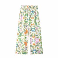 Casual Printed Poplin Shirt + Pants Set - Thumbnail 2