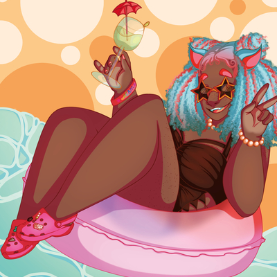 Original character - yy a4 print