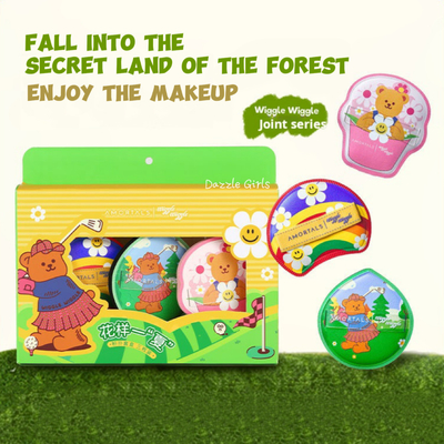 Amortals x wiggle  lovely makeup puff 3 pcs set 