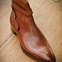 Handmade Men Boots,Leather Boot,men ankle shoes,jodhpurs men shoes-1