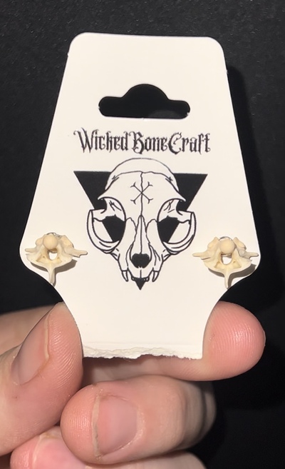 Snake Vertebrae Earrings 