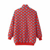 Fashion long zippered padded jacket - Thumbnail 1