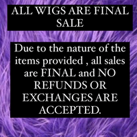 HOT PINK WITH GLITTER SYNTHETIC  LACE FRONT WIG - Thumbnail 2