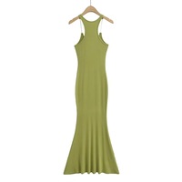 Invisible strap fishtail long skirt - Thumbnail 1