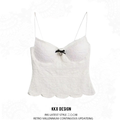 Bowknot padded camisole