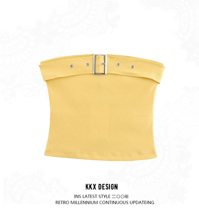 Strapless tube top