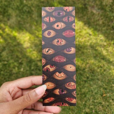 Monstrous eyes bookmark