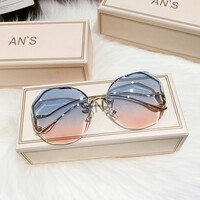  Women/Men Fashion Large Frame Women's Gradient Eyeglasses - Thumbnail 1