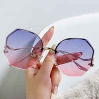  Women/Men Fashion Large Frame Women's Gradient Eyeglasses - Thumbnail 6