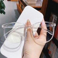 Women Retro Round Frame Anti blue light eyeglasses - Thumbnail 1