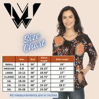 White Mark Women's Vibrant Boho Swing Top - Thumbnail 6