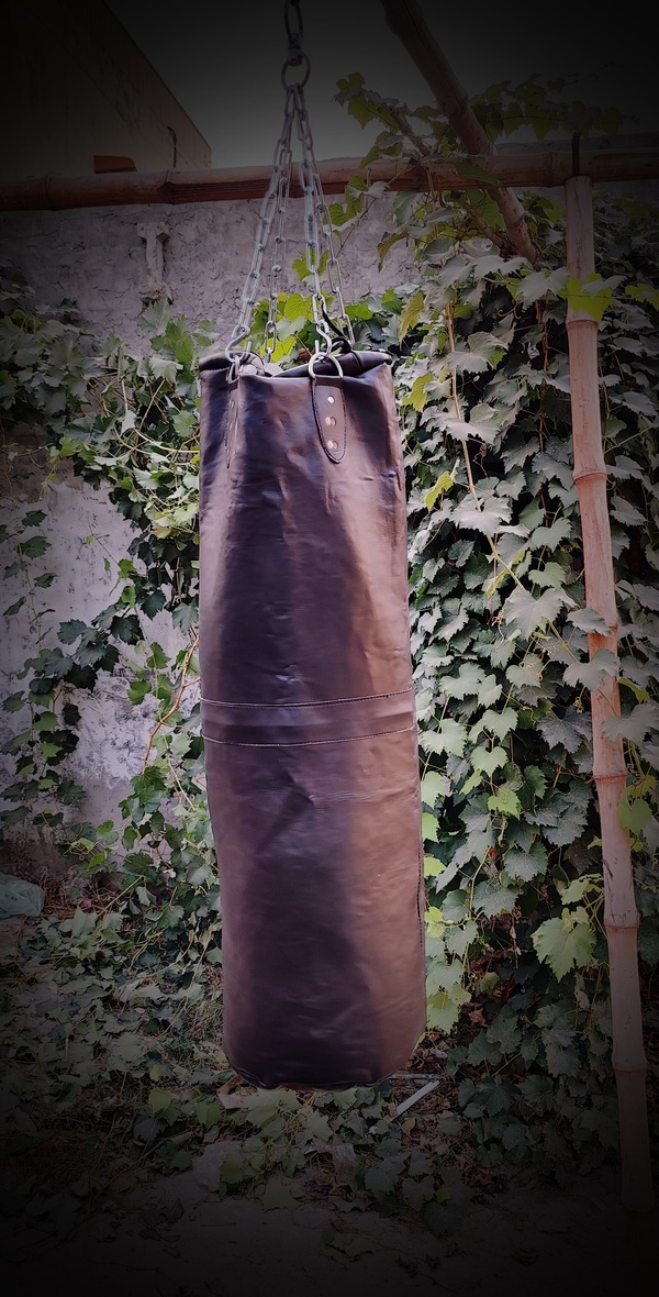 Professional Vintage Leather Punching Bag | Handmade Leather Punching Bag, Boxing Bag, Gym Training Punch Bag