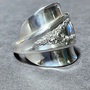 Vintage 1847 Rogers Bros Old Colony Spoon Ring – Handmade Silverplate Jewelry-1