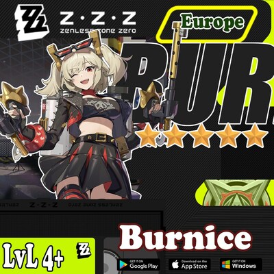 EU Instant Delivery | Europe | zenless zone zero |  Burnice NV 4