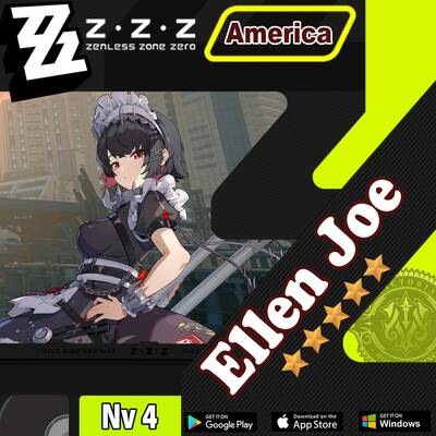 Na instant delivery | america server | zenless zone zero |  ellen joe nv 4