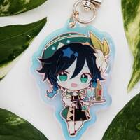 Buy 2 Get 1 FREE SALE!!!! - Genshin Impact Rainbow Acrylic Keychains - Perfect Gift! - Thumbnail 3