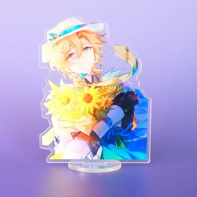 Honkai: star rail - aventurine - sunflower knight - standee - 1pc - perfect desk charm for aventurine fans!