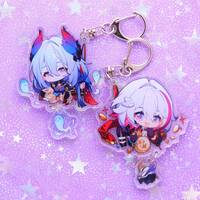 Honkai: Star Rail Character Keychains With Small Charm - Ultra High Quality - March (Hunt) / Yunli / Jiaoqiu - Thumbnail 3