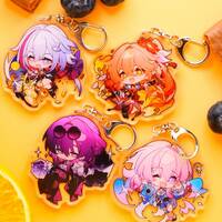 Honkai: Star Rail Character Keychains - Perfect Gift for HSR Fans - Ultra High Quality - Thumbnail 1