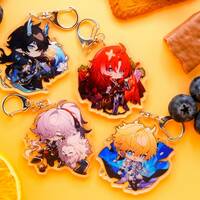 Honkai: Star Rail Character Keychains - Perfect Gift for HSR Fans - Ultra High Quality - Thumbnail 2
