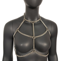 Burning Man Vertebrae Bodychain Harness,Chainmail Bodychain Harness,Stainless Steel Harness Bodychain - Thumbnail 2