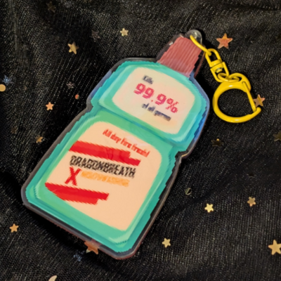 Mouthwashing shaker charm